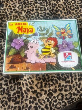 Rare VTG 1978 Maya the Bee Apollo Film Cube Puzzle BOXED La Abeja Maya Maja